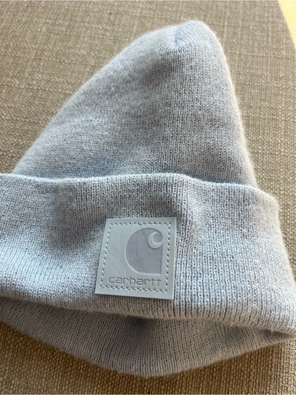 Blue winter Carhartt hat